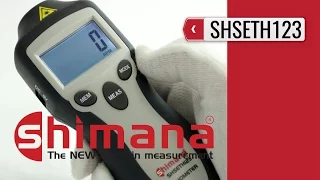 SHIMANA SHSETH123 - Photo Tachometer (product video presentation)