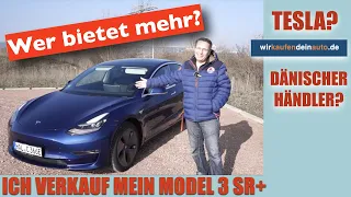 Wer bietet mehr? Ich verkauf mein Tesla Model 3 SR+