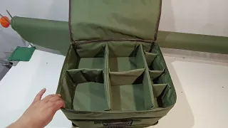 Двойная сумка на 8 катушек со шпулями