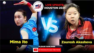 Highlight: Mima Ito VS Zauresh Akasheva | Table Tennis World Champion 2021
