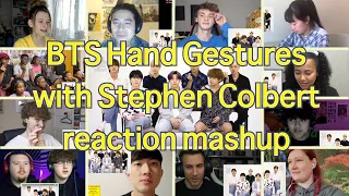 [BTS] BTS Hand Gestures with Stephen Colbert｜reaction mashup