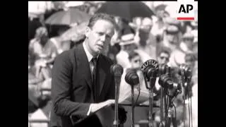 SPEECH BY COLONEL LINDBERGH - SOUND