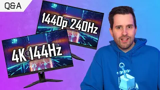 QD-OLED Price Drop? Will LCDs Remain Relevant? 1440p 240Hz or 4K 144Hz? December Q&A