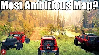 SpinTires MudRunner: Is this the MOST AMBITIOUS Map EVER!?