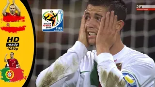 من الذاكرة : ملخص إسبانيا والبرتغال / دور ال16 /كأس العالم 2010/جودة عالية جدا/تعليق عصام الشوالى