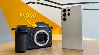 S22 Ultra vs FULL FRAME Camera! Portrait Photo Test! | VERSUS
