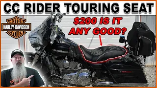 CC Rider Motorcycle Seat for Harley Davidson Touring Models, is it any good?