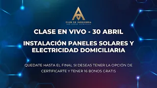 ✅Paneles solares y electricidad domiciliaria