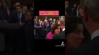 JILL BIDEN AND KAMALA HUSBAND KISS