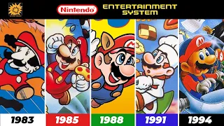 Mario NES Games Evolution 1983-1994