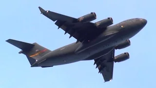 C-17 Globemaster Angel Stadium Flyover 2017