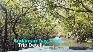 Andaman Detailed Travel Guide 2024 Day 7 & 8 | Andaman Tour Budget | Andaman Tour Information