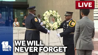 LIVE: Baltimore Mayor Brandon Scott and First Responders Host 9/11 Commemoration Ceremony- wbaltv…