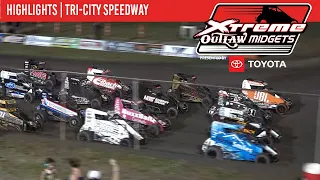 Xtreme Outlaw Midget Series | Tri-City Speedway | June 1st, 2023 | HIGHLIGHTS