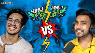 @UjjwalGamer  VS @GamerFleet 🤯 in HEROBRINE SMP | Highlight