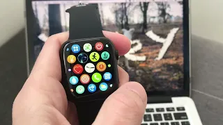 ⌚️ HW57 PRO ОБЗОР и РАСПАКОВКА, ПОДКЛЮЧЕНИЕ к ТЕЛЕФОНУ = ПЕРВАЯ КОПИЯ APPLE WATCH с NFC ⌚️