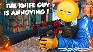 "THE KNIFE GUY IS ANNOYING!" (Modern Warfare Rage Reactions)