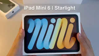 iPad Mini 6 in 2023 | unboxing, asmr, close-up & setup.