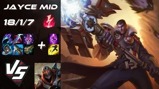 MID Jayce vs Zed - NA Challenger Patch 14.8