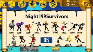 Unlock Full x999 Army Items in Night 99999 Surviors I - Stick War Legacy Huge Update