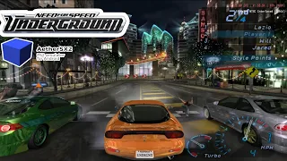 Need For Speed Underground Aethersx2 PS2 Emulator Gameplay Test And Lag FiX Settings ||