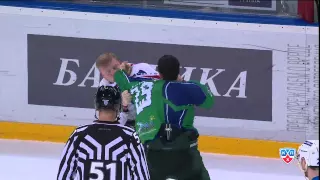 Бой КХЛ: Денис Хлыстов VS Голубев / KHL Fight: Denis Khlystov VS Golubev