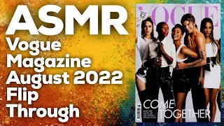 ASMR Vogue magazine August 2022 flip through, StevenAntonyASMR