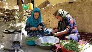 Village Life Afghanistan | Daily Routine Village life | How To Cook vegetables Village Syle