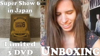 Unboxing - Super Show 6 in Japan Limited DVD (3 discs) - Super Junior