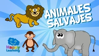 Wild Animals for Children | Learn Spanish