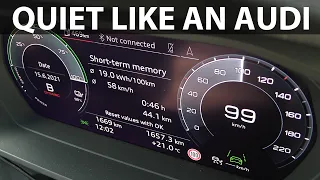 Q4 e-tron acceleration and noise test