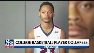 South Carolina State basketball player collapses