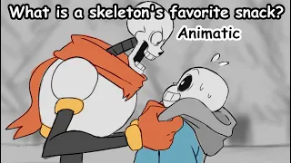 What is a skeleton's favorite snack? (Animatic)