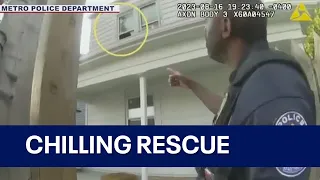 Chilling video of woman chained to the floor of home being rescued