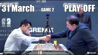Ding Lirem vs Daniel Fridman GAME 2 PLAY-OFF #GRENKE Chess Classic 2024