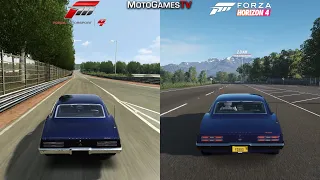 Forza Motorsport 4 vs Forza Horizon 4 - 1968 Pontiac Firebird Sound Comparison