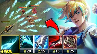 EZREAL BUT I CAN SPAM Q EVERY 0.01 SECONDS! THIS LOOKS LIKE A CHEAT CODE!