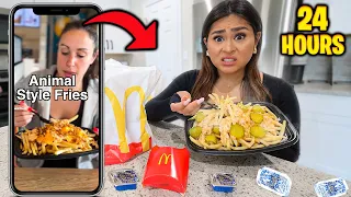 Letting TikTok Decide What We Eat For 24 Hours! **TikTok Food Challenge**