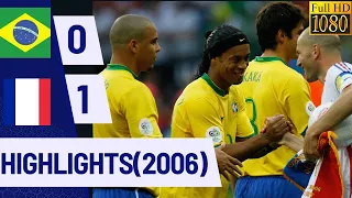 Brazil 0 x 1 France |  2006 World Cup Extended Goals & Highlights HD.