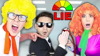 LIE DETECTOR TEST REVEAL AGENT SECRET! Is Rebecca a Liar? True Scooby Doo Disguise Hacker Challenge!