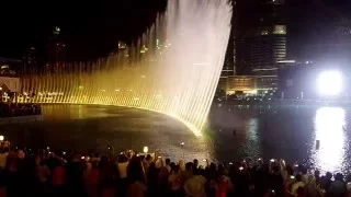 Dubai Mall Dancing Fountain