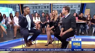 Jeremy Renner & Elizabeth Olsen - Wind River - GMA