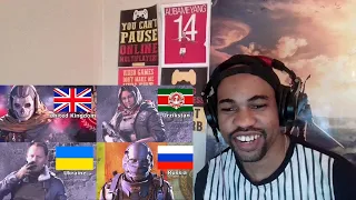 Call of Duty: Warzone - All Operators Nationality REACTION