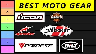 Best Motorcycle Gear TIER LIST - RANKED