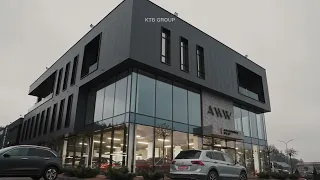 Деталі зовнішнього оздоблення автосалону, м. Львів AutoHouse West