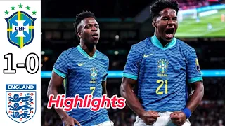 England vs Brazil (1-0) | Endrick goal | Extended highlights & all goals | HD