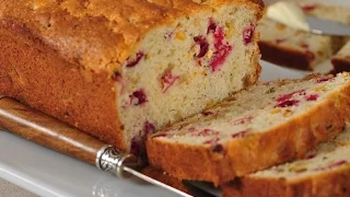 Cranberry Bread Recipe Demonstration - Joyofbaking.com