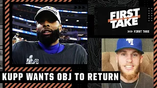 Cooper Kupp really wants OBJ back with the Rams & isn't sure Aaron Donald will return | First Take