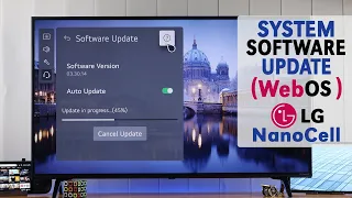 How to Update LG Smart TV! [System Software WebOS]