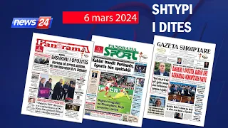 6 mars 2024 "Shtypi i dites" në News24 - "Koha për t'u zgjuar", në studio Edvin Peçi